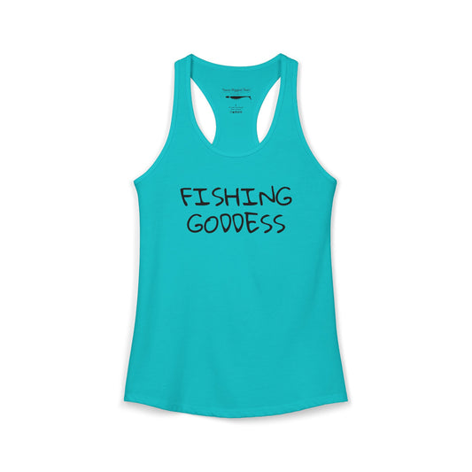 Fishing Goddess — Women’s Racerback Tank