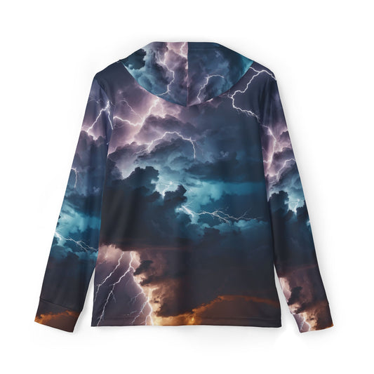 Lightning — Unisex Fishing Pullover Hoodie (SPF 50+)