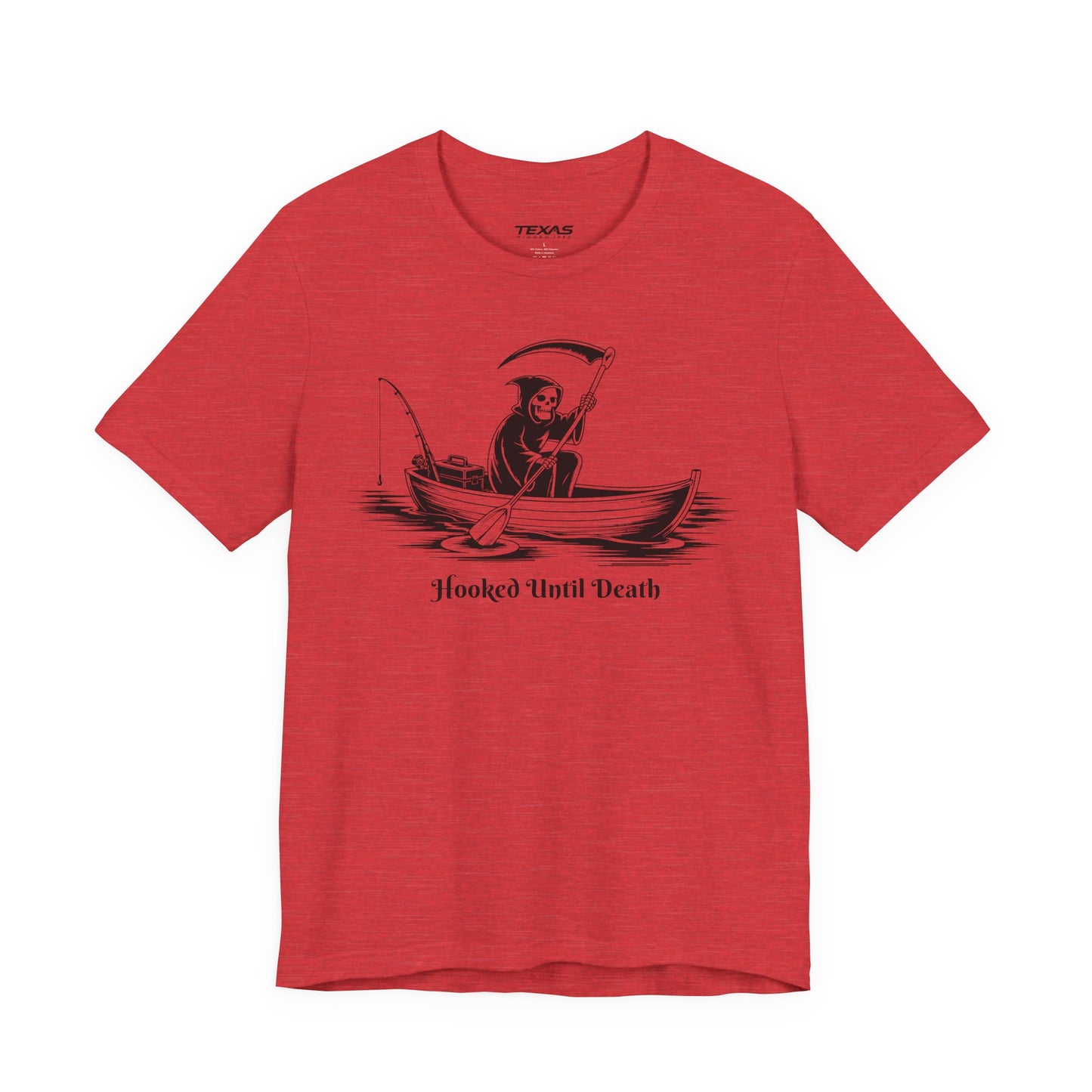 Hooked Until Death — Unisex Cotton Tee