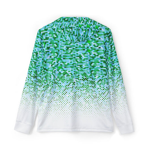 Disintegrating Fish Scales — Unisex Fishing Pullover Hoodie (SPF 50+)