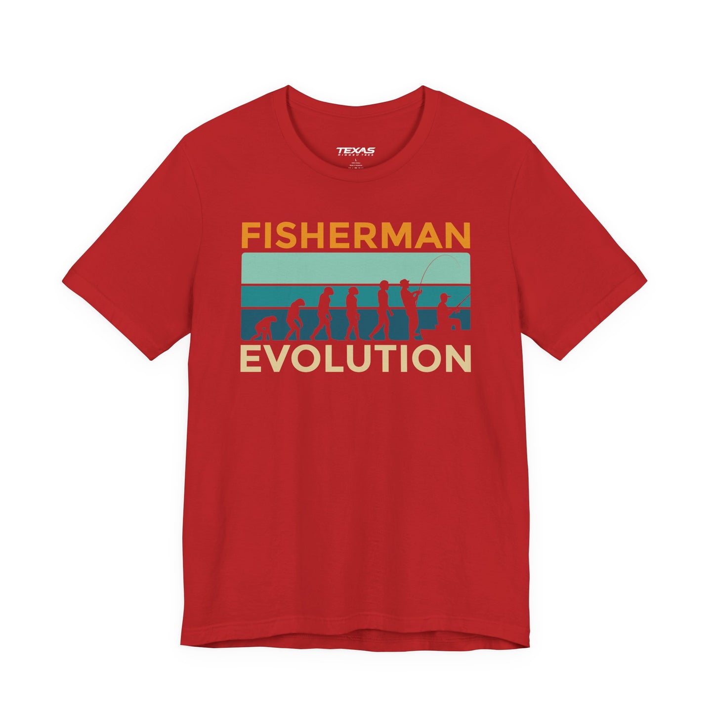 Fisherman Evolution — Unisex Cotton Tee