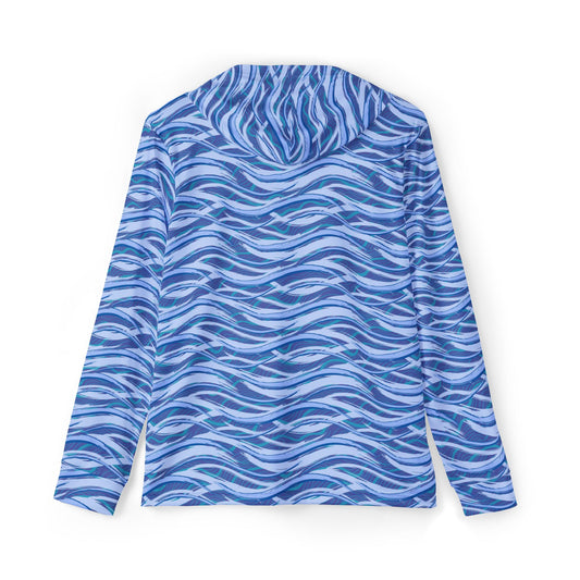 Rough Water — Unisex Fishing Pullover Hoodie (SPF 50+)