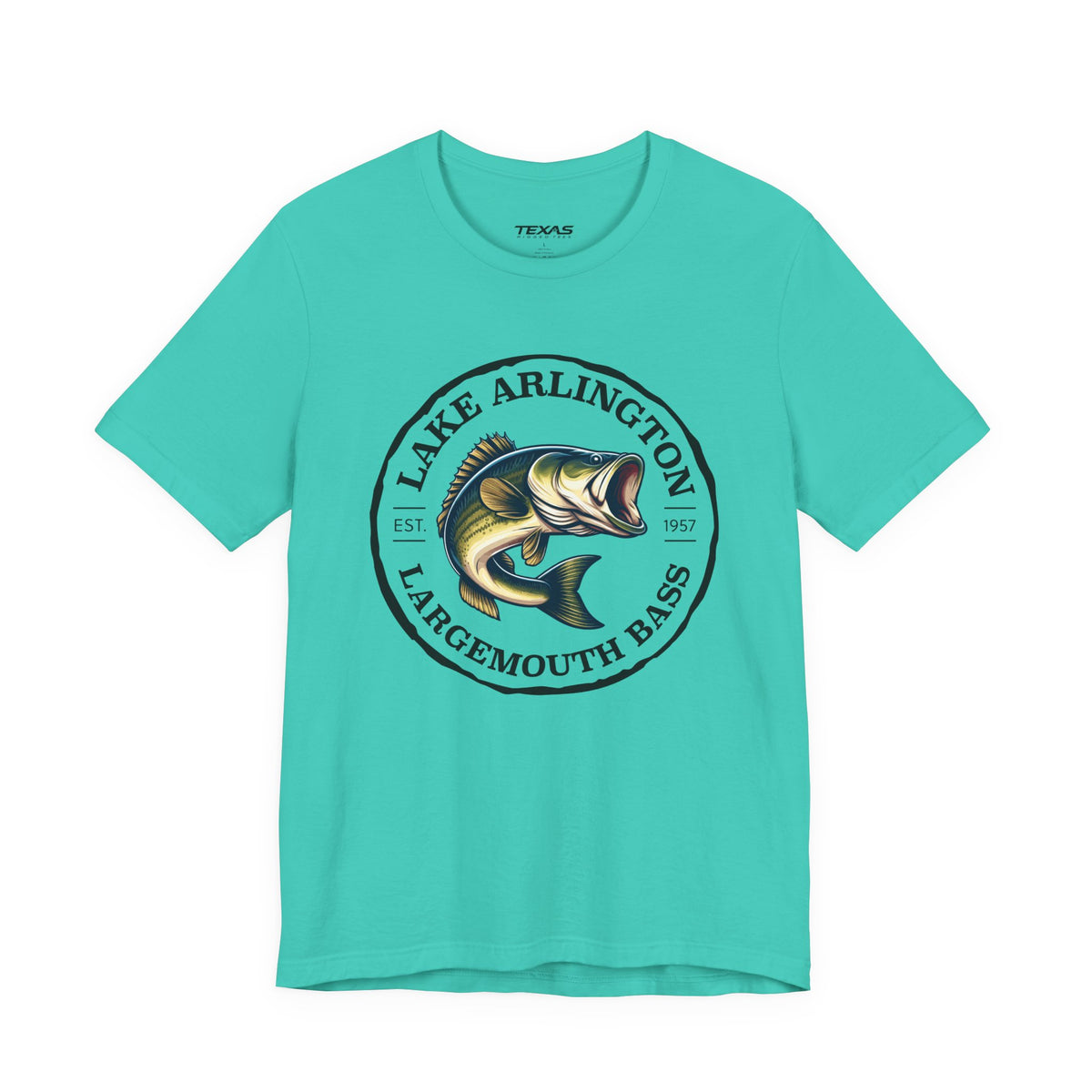 Lake Arlington Largemouth Bass — Unisex Cotton Tee
