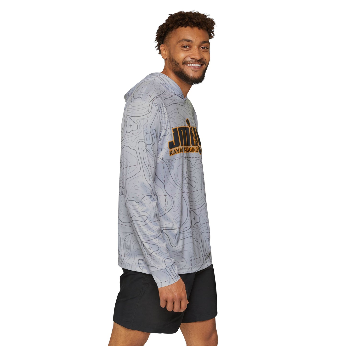 JR Mocaby Jersey Light Gray Contour Lines