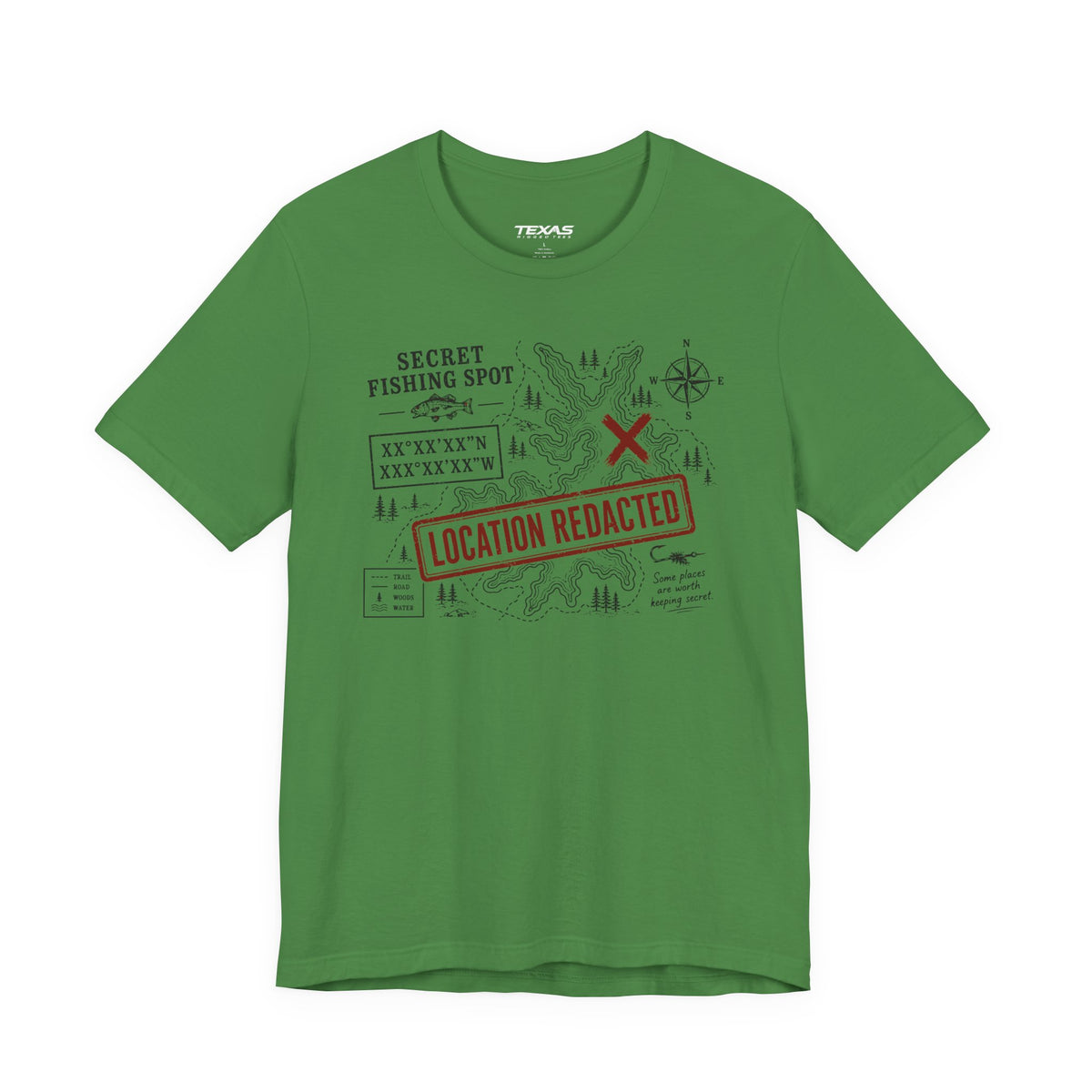 Secret Fishing Spot — Unisex Cotton Tee