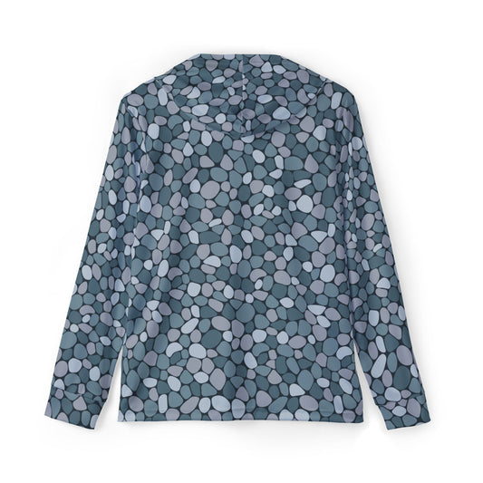 River Rocks — Unisex Fishing Pullover Hoodie (SPF 50+)