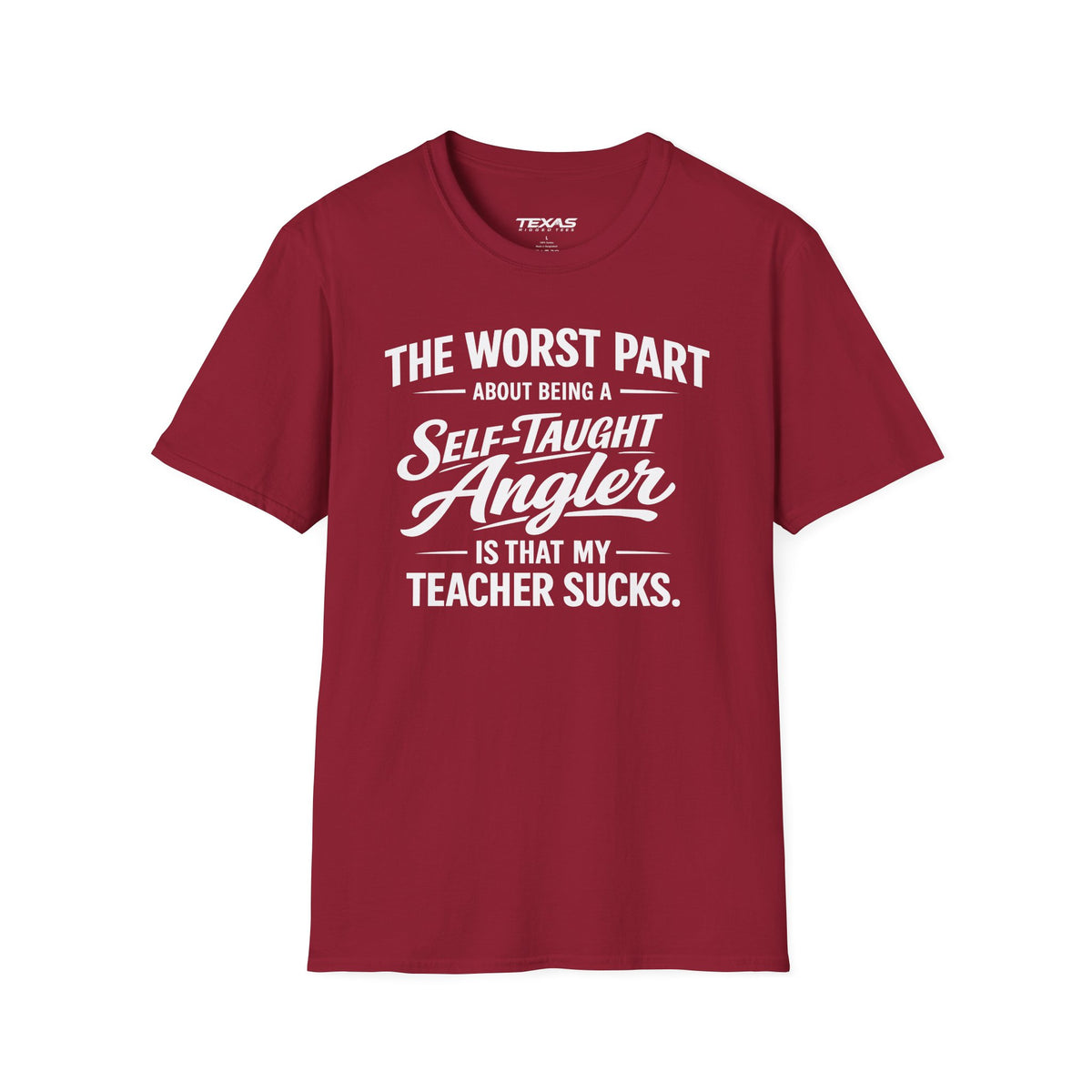 Self-Taught Angler — Unisex Cotton Tee