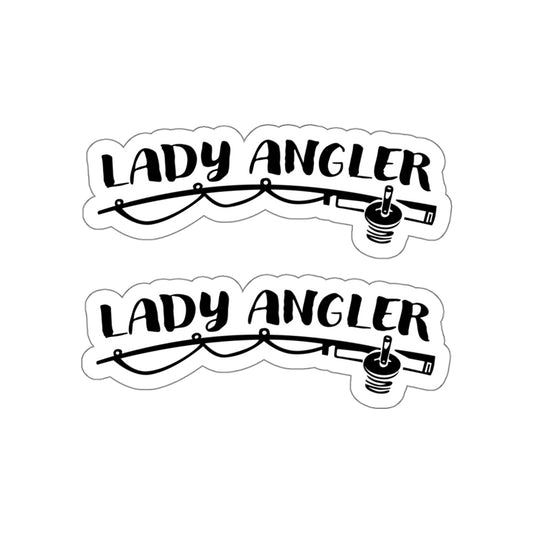 Lady Angler — Vinyl Decal
