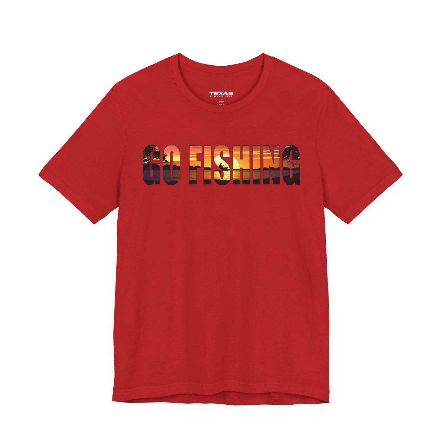 Go Fishing — Unisex Cotton Tee