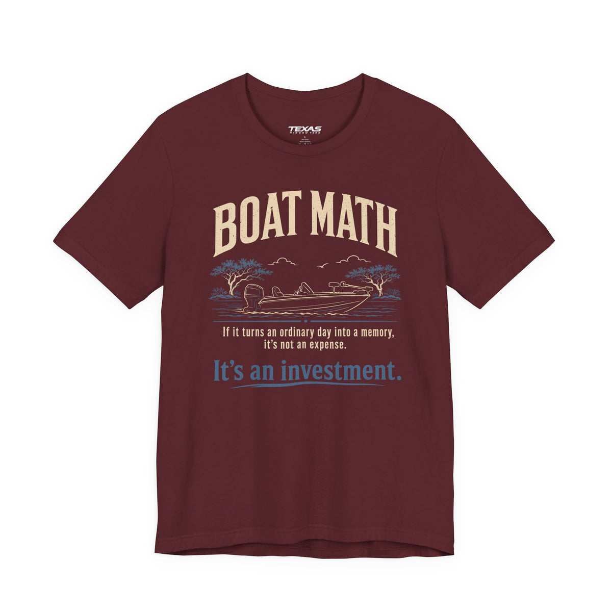 Boat Math — Unisex Cotton Tee