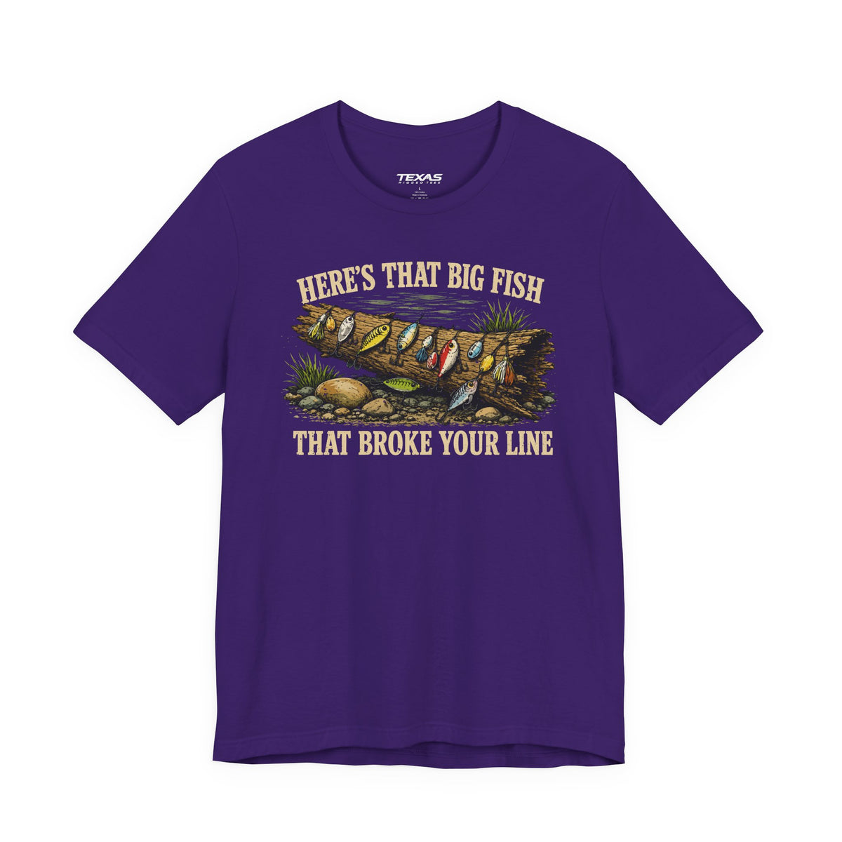 Here’s That Big Fish That Broke Your Line — Unisex Cotton Tee