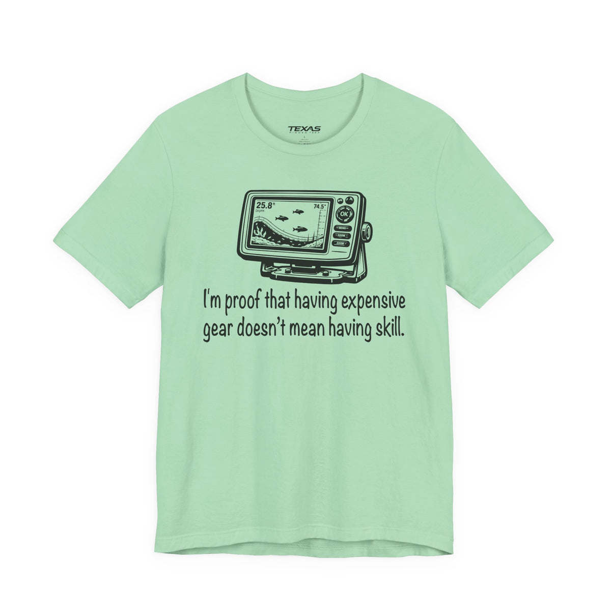 I'm proof that having expensive gear doesn't mean having skill — Unisex Cotton Tee