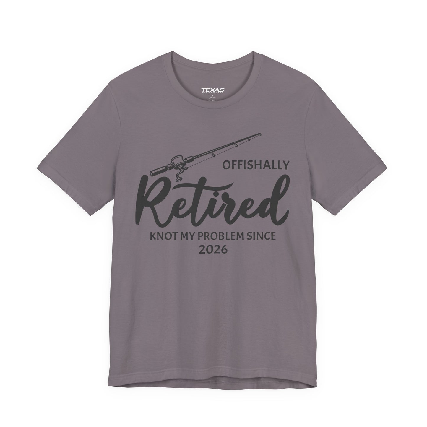 Offishally Retired — Unisex Cotton Tee (Customizable)