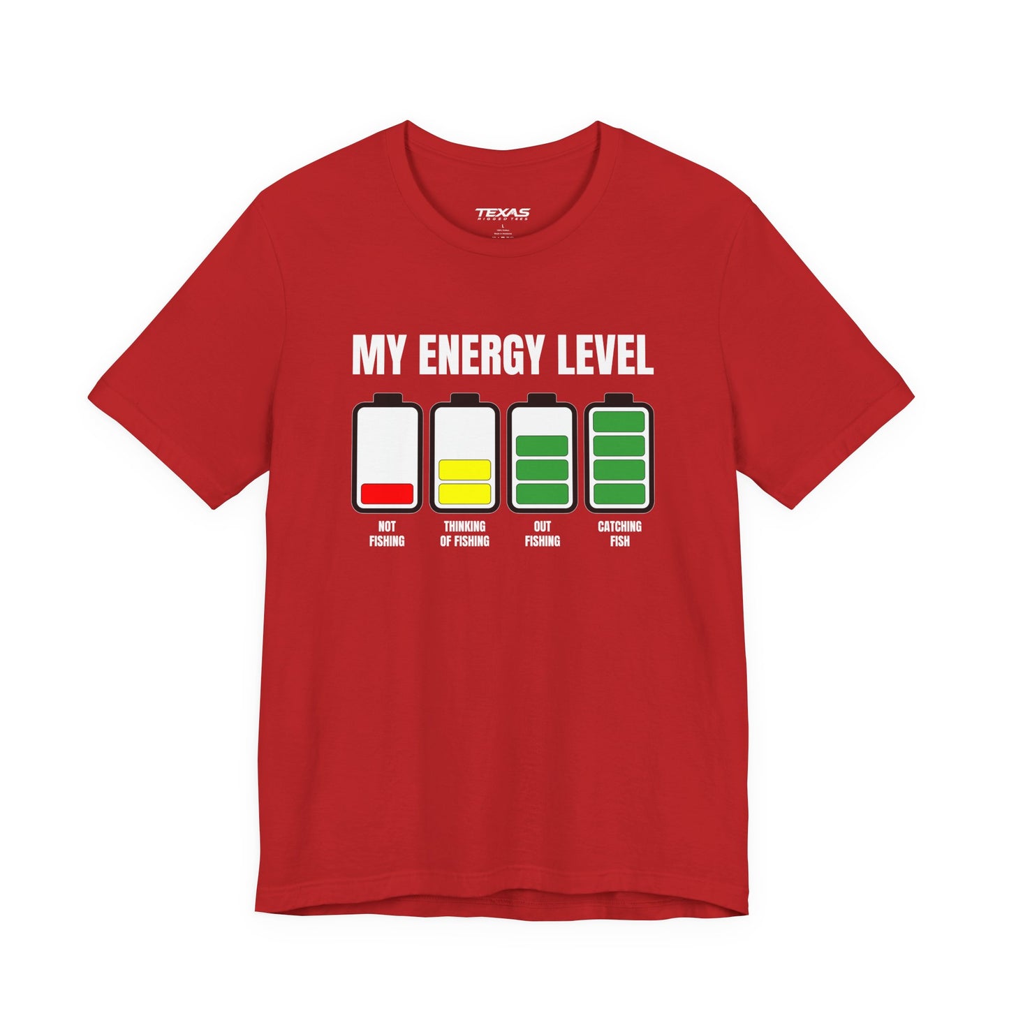 My Energy Level — Unisex Cotton Tee