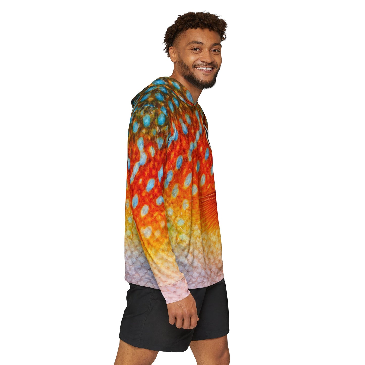 Longear Sunfish — Unisex Fishing Pullover Hoodie (SPF 50+)