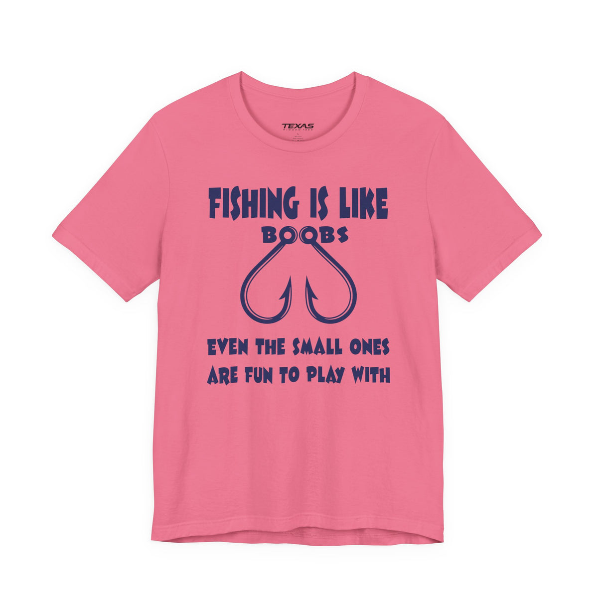Fishing Is Like Boobs — Unisex Cotton Tee