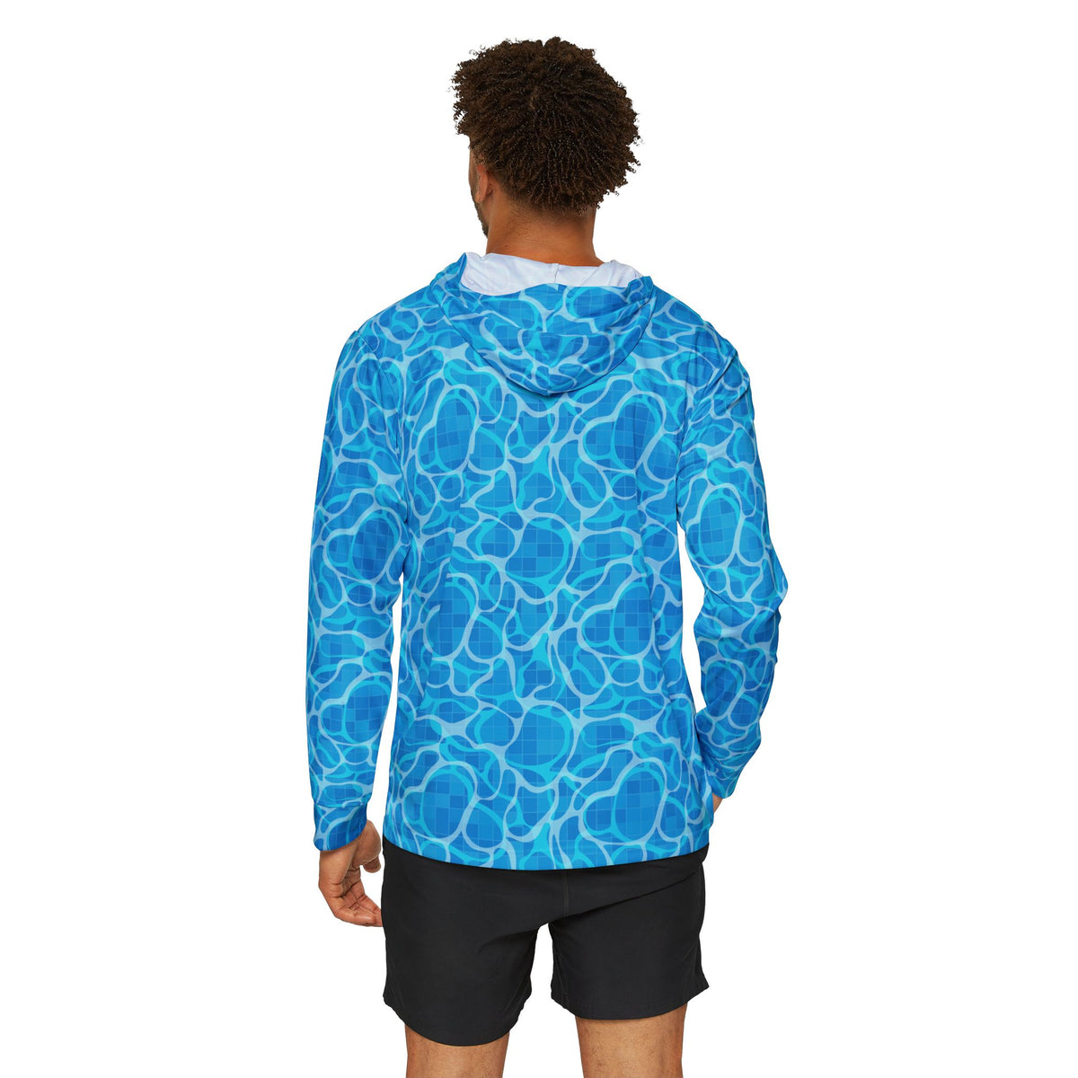 Cool Blue Water β Unisex Fishing Pullover Hoodie (SPF 50+)