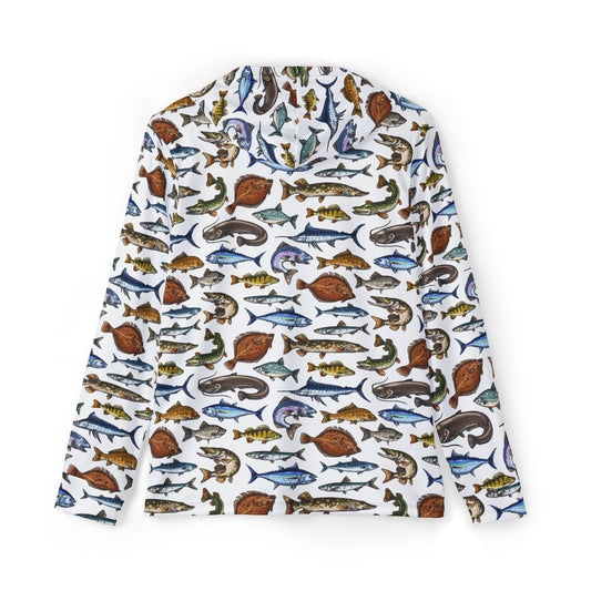 Ocean Fish – Unisex Fishing Pullover Hoodie (SPF 50+)