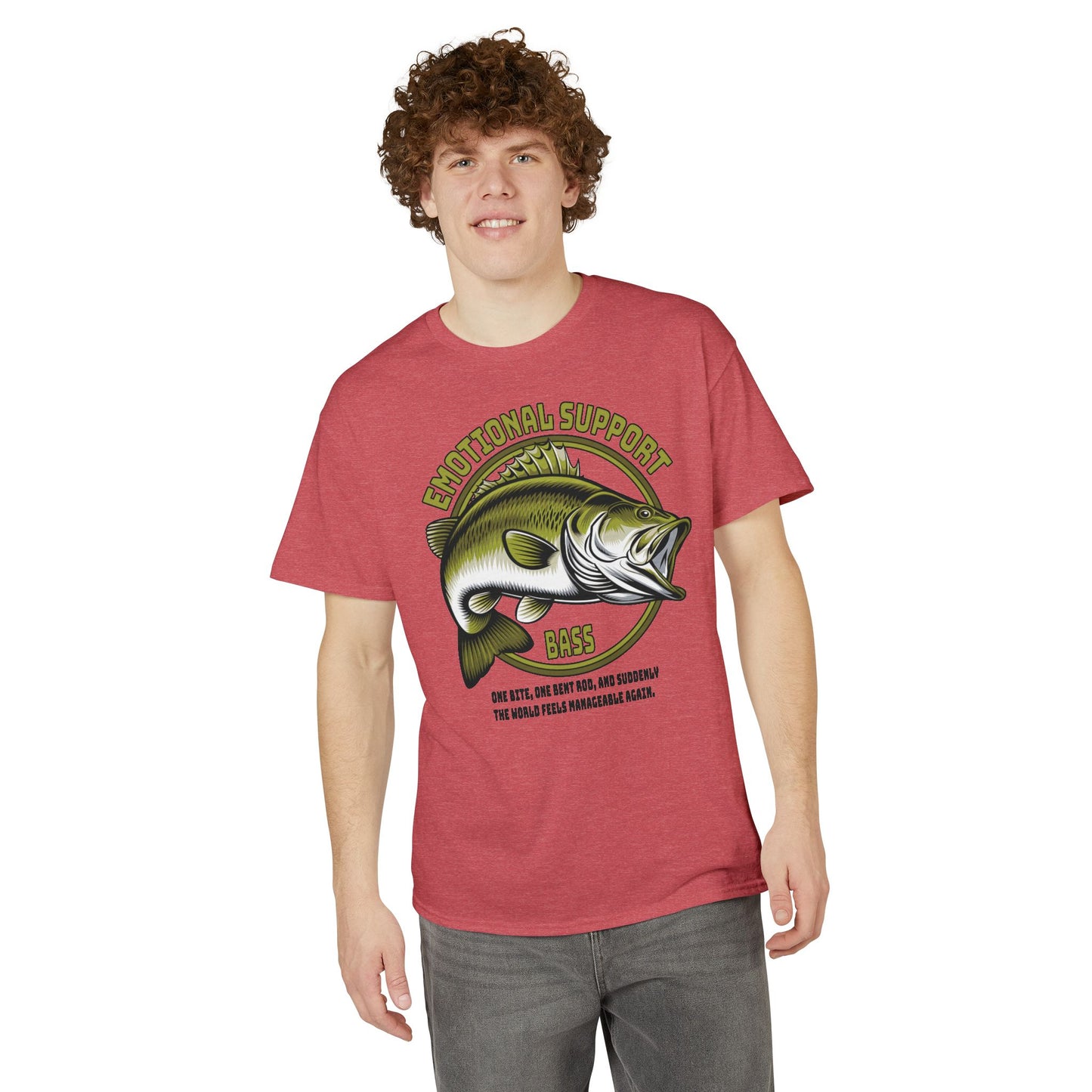 Emotional Support Bass — Unisex DryBlend® T-Shirt