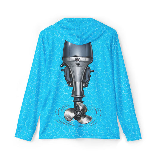 Outboard Motor — Unisex Fishing Pullover Hoodie (SPF 50+)