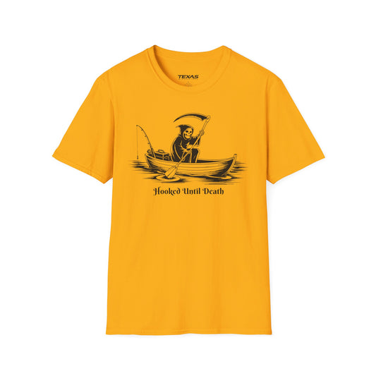 Hooked Until Death — Unisex Cotton Tee