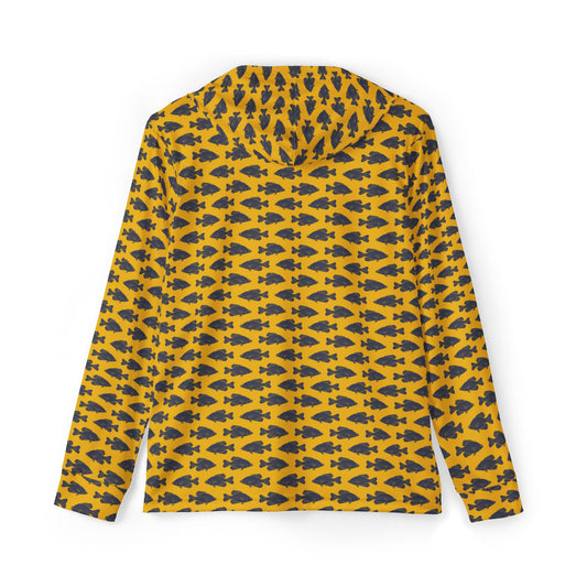 Crappie Pattern — Unisex Fishing Pullover Hoodie (SPF 50+)
