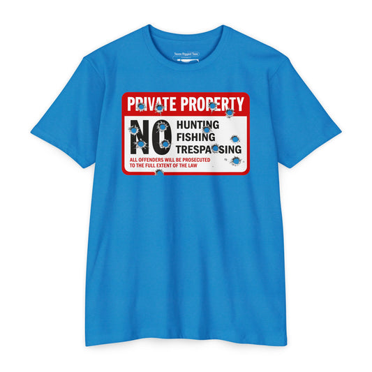 Private Property — Unisex Cotton-Poly Blend T-Shirt