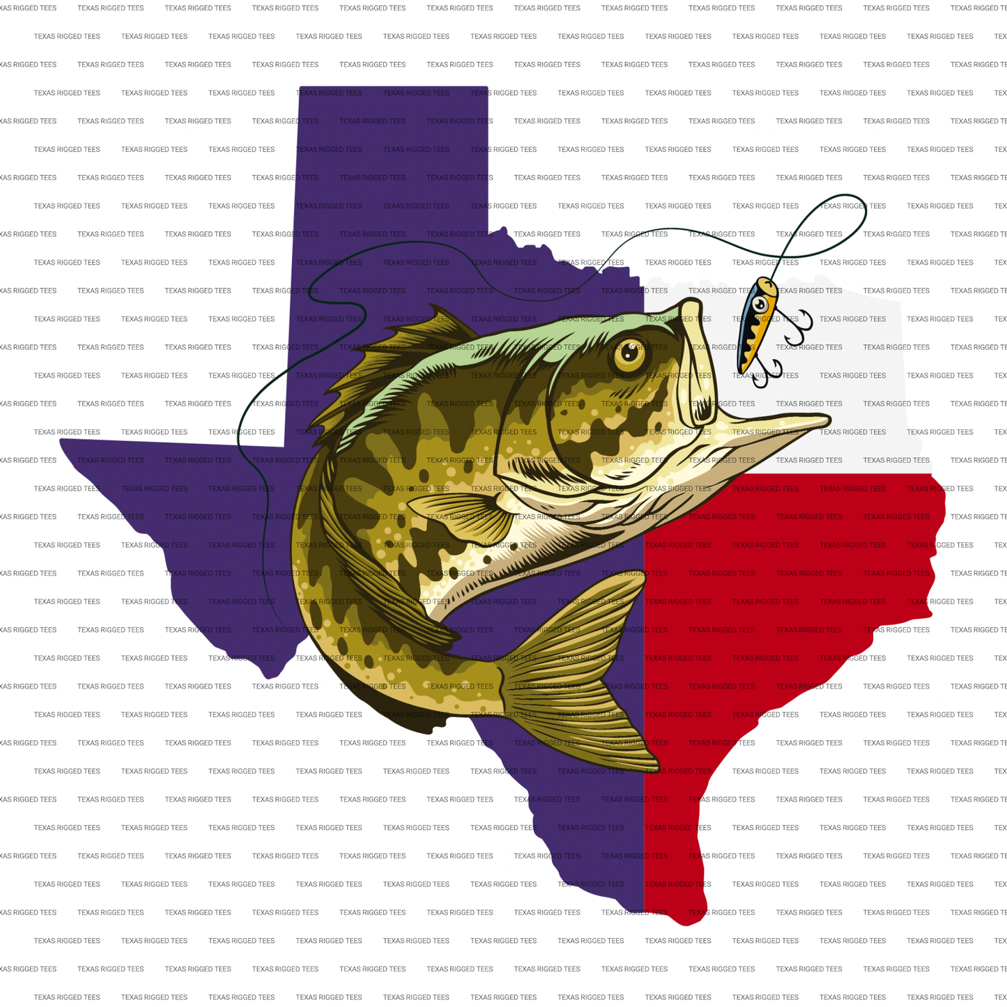 Texas Bass Fishing — Digital Download