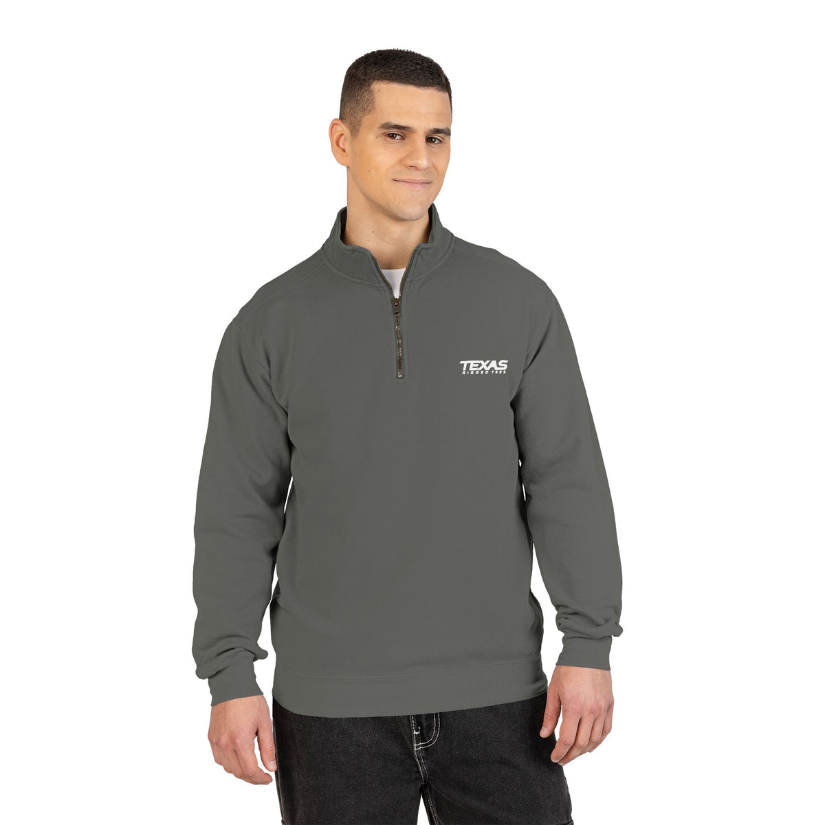 Texas Rigged Tees — Unisex Heavyweight Quarter-Zip Pullover