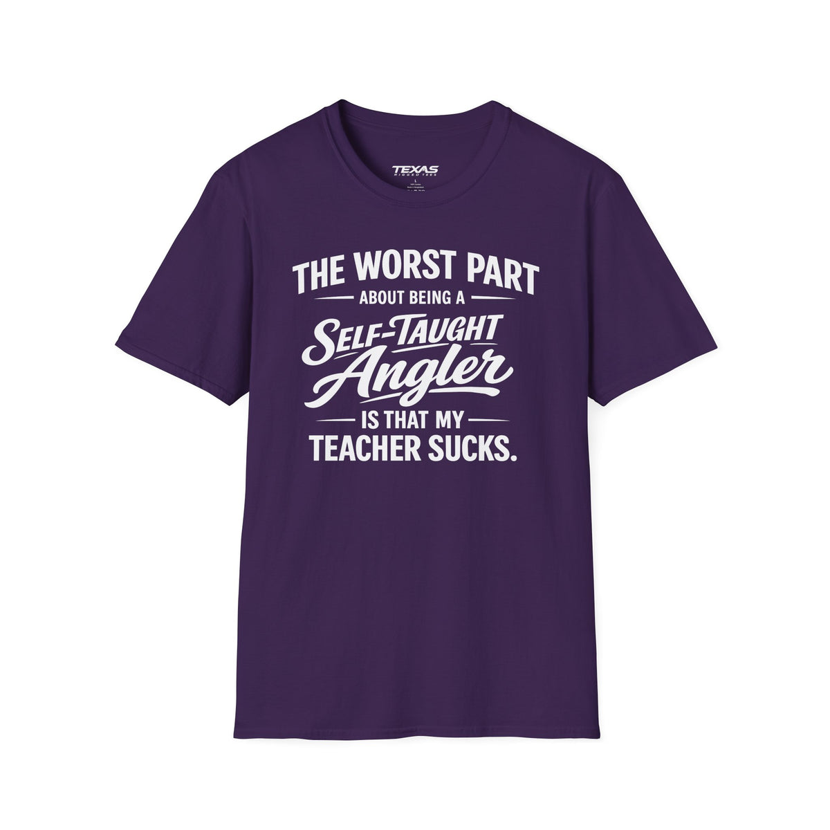 Self-Taught Angler — Unisex Cotton Tee
