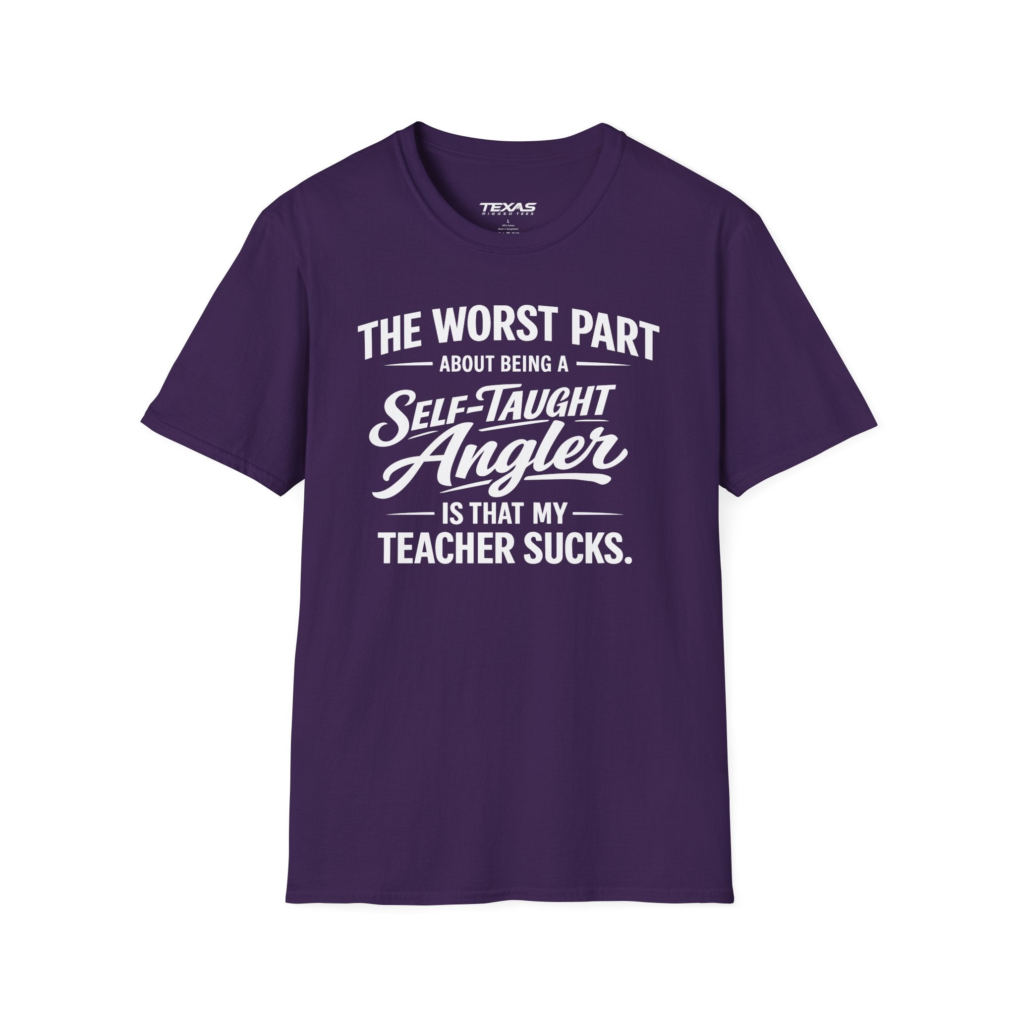 Self-Taught Angler — Unisex Cotton Tee
