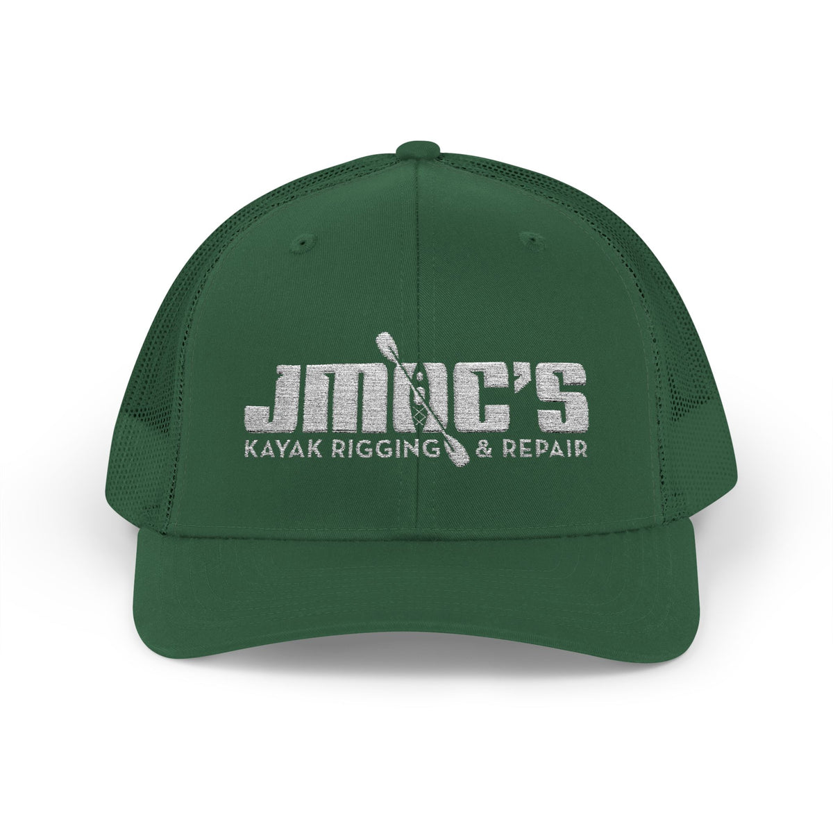 JMOC's Kayak Rigging & Repair (Light Logo) — Embroidered Baseball Cap