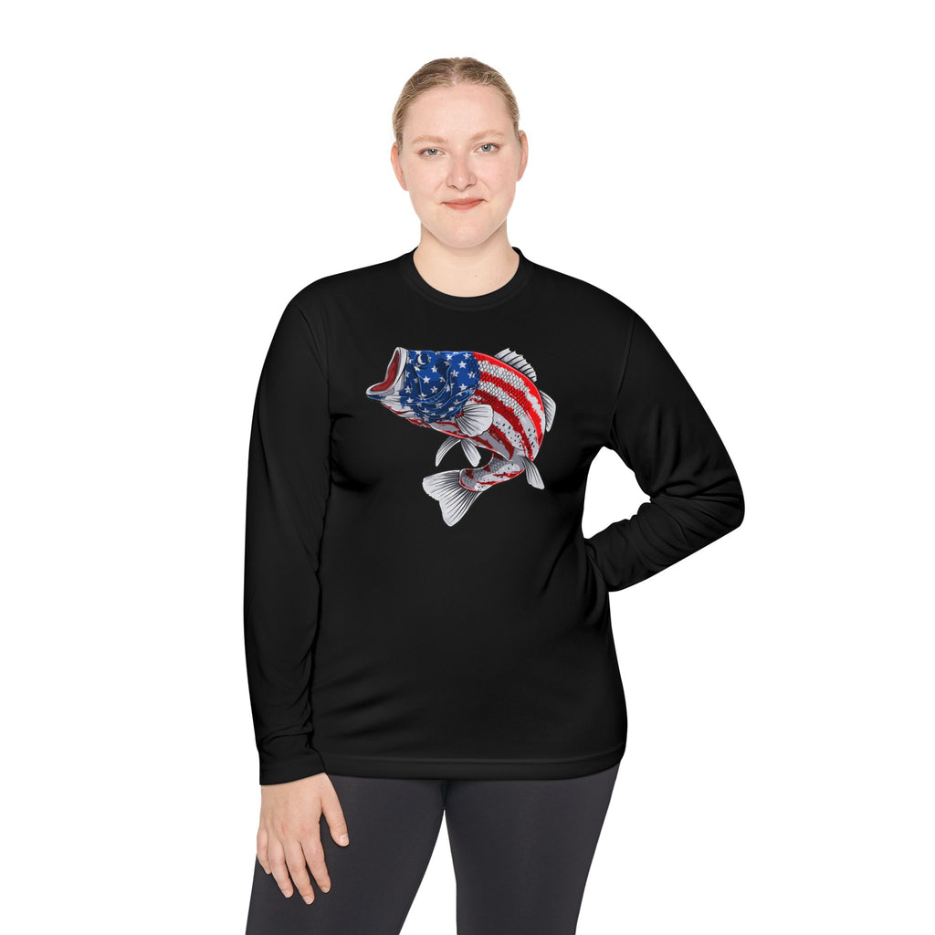 Patriotic Bass — Unisex Long Sleeve T-Shirt