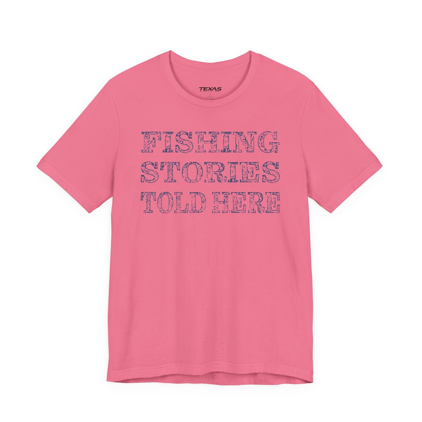 Fishing Stories Told Here — Unisex Cotton Tee