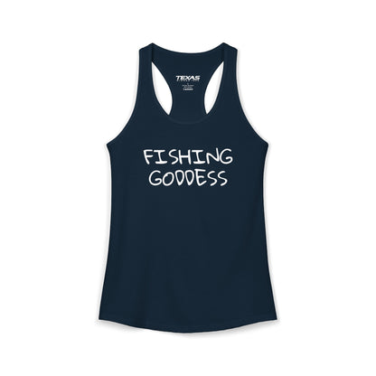 Fishing Goddess — Women’s Racerback Tank