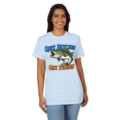 Quit Bitchin’, Get Fishin’ — Unisex DryBlend® T-Shirt