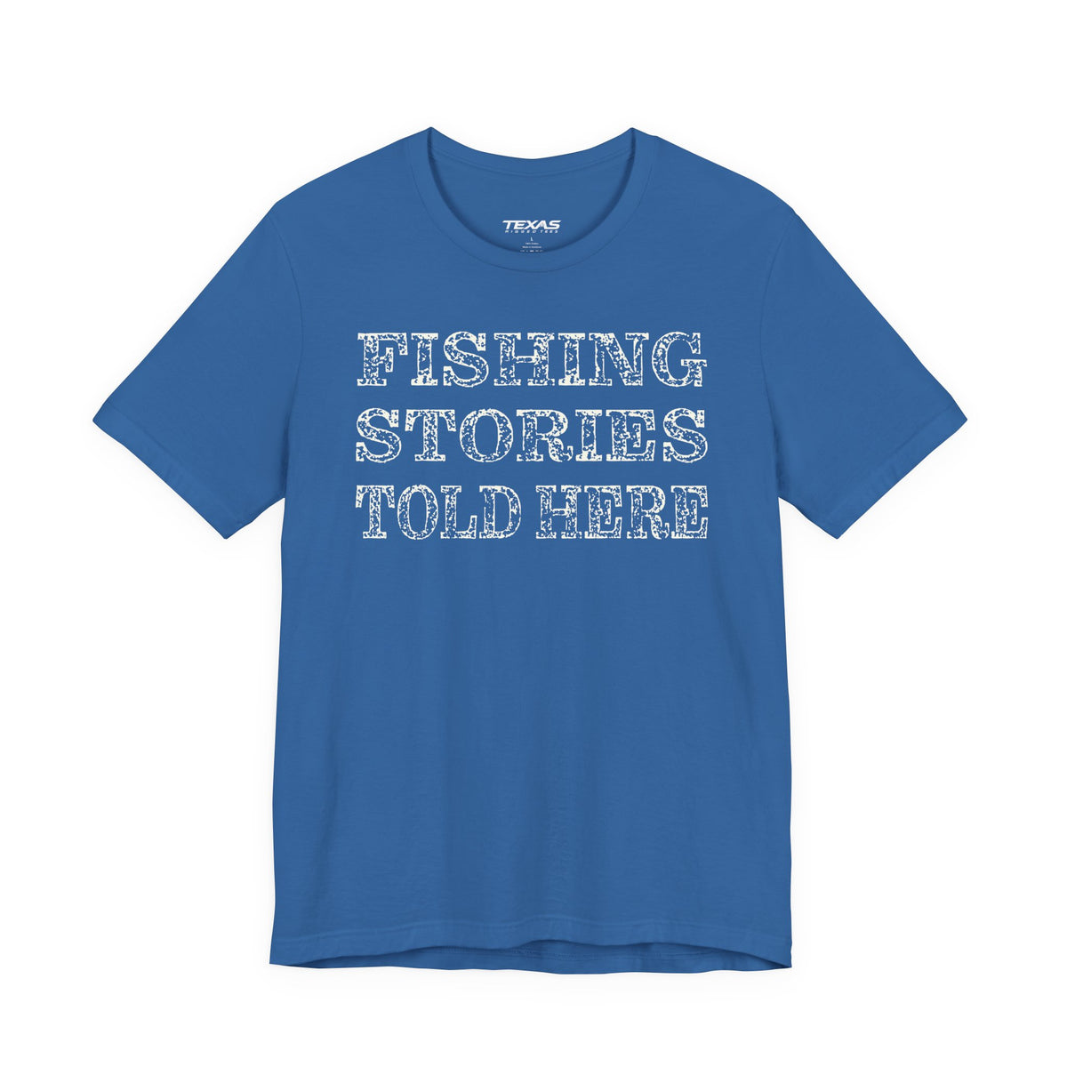 Fishing Stories Told Here — Unisex Cotton Tee