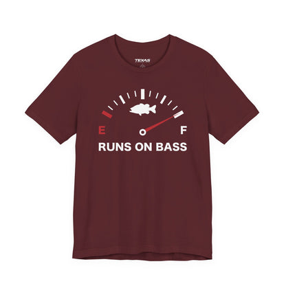 Runs on Bass — Unisex Cotton Tee