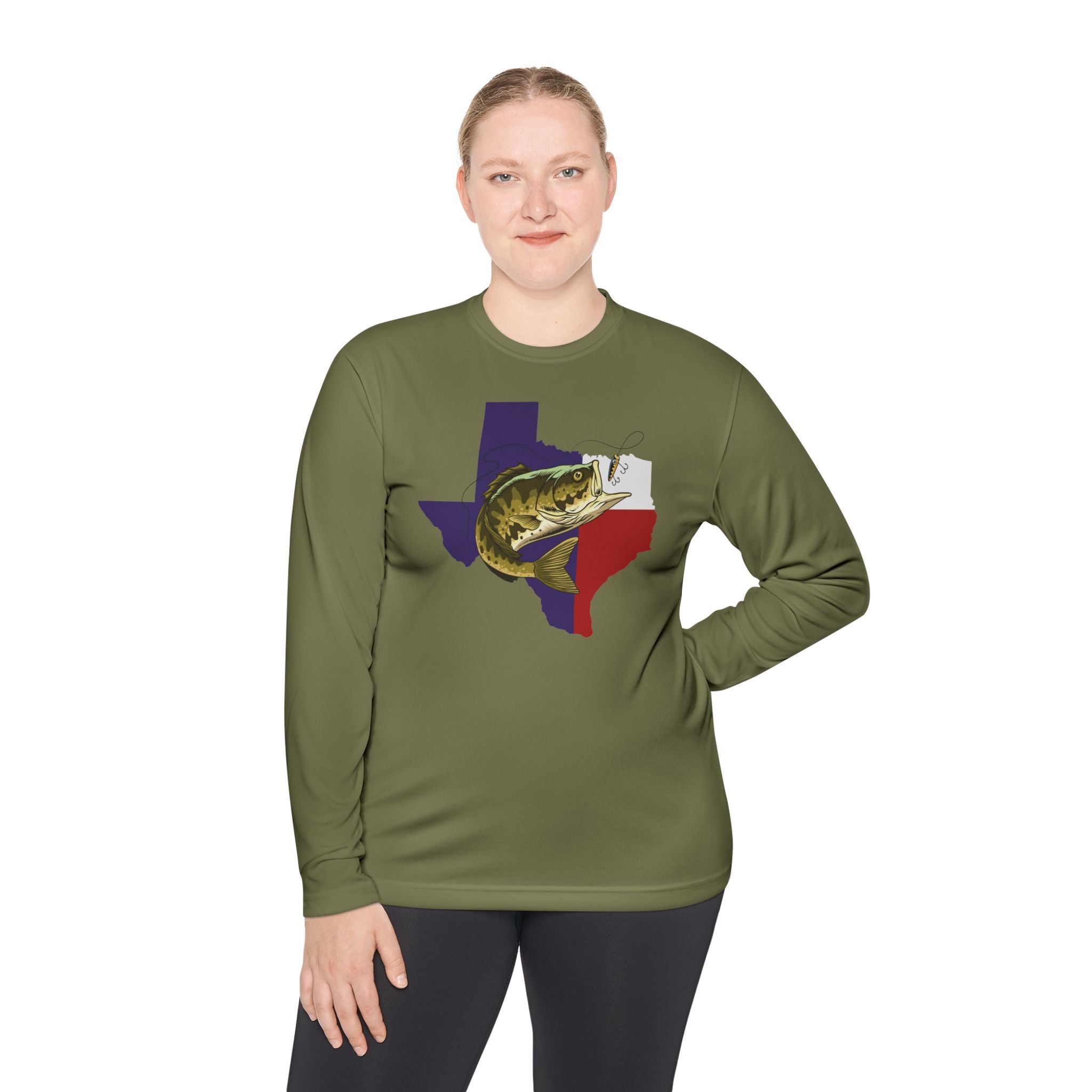 Texas Bass Fishing — Unisex Long Sleeve T-Shirt