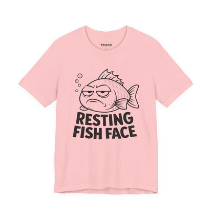 Resting Fish Face — Unisex Cotton Tee