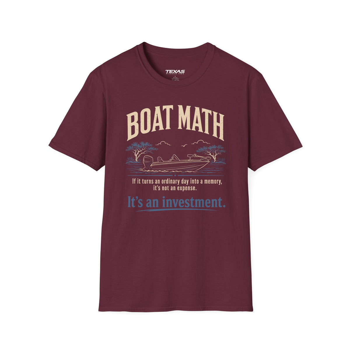 Boat Math — Unisex Cotton Tee