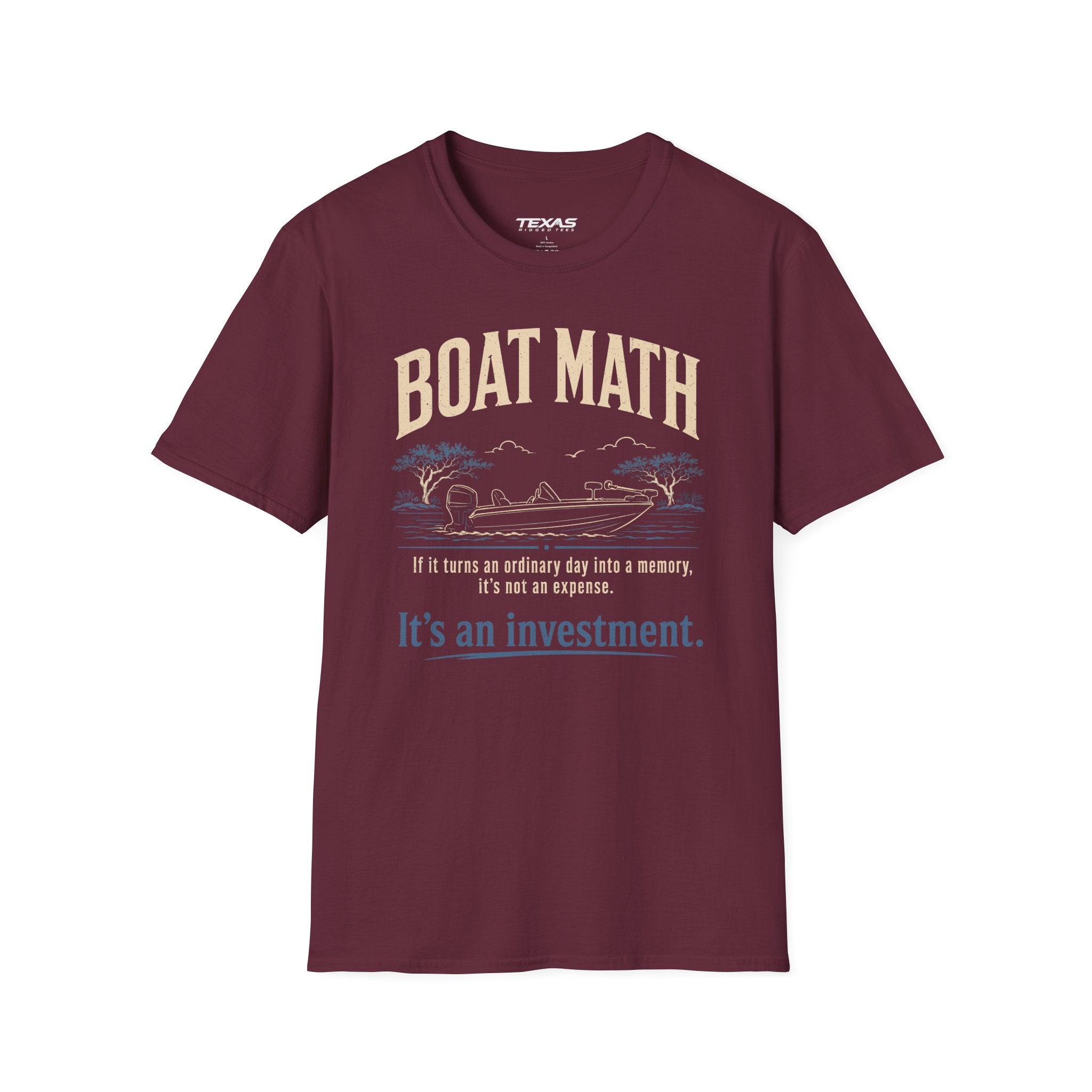 Boat Math — Unisex Cotton Tee