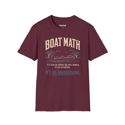 Boat Math — Unisex Cotton Tee