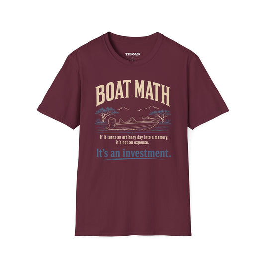Boat Math — Unisex Cotton Tee