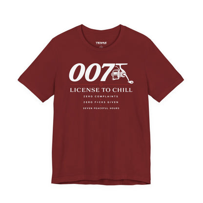 License to Chill — Unisex Cotton Tee