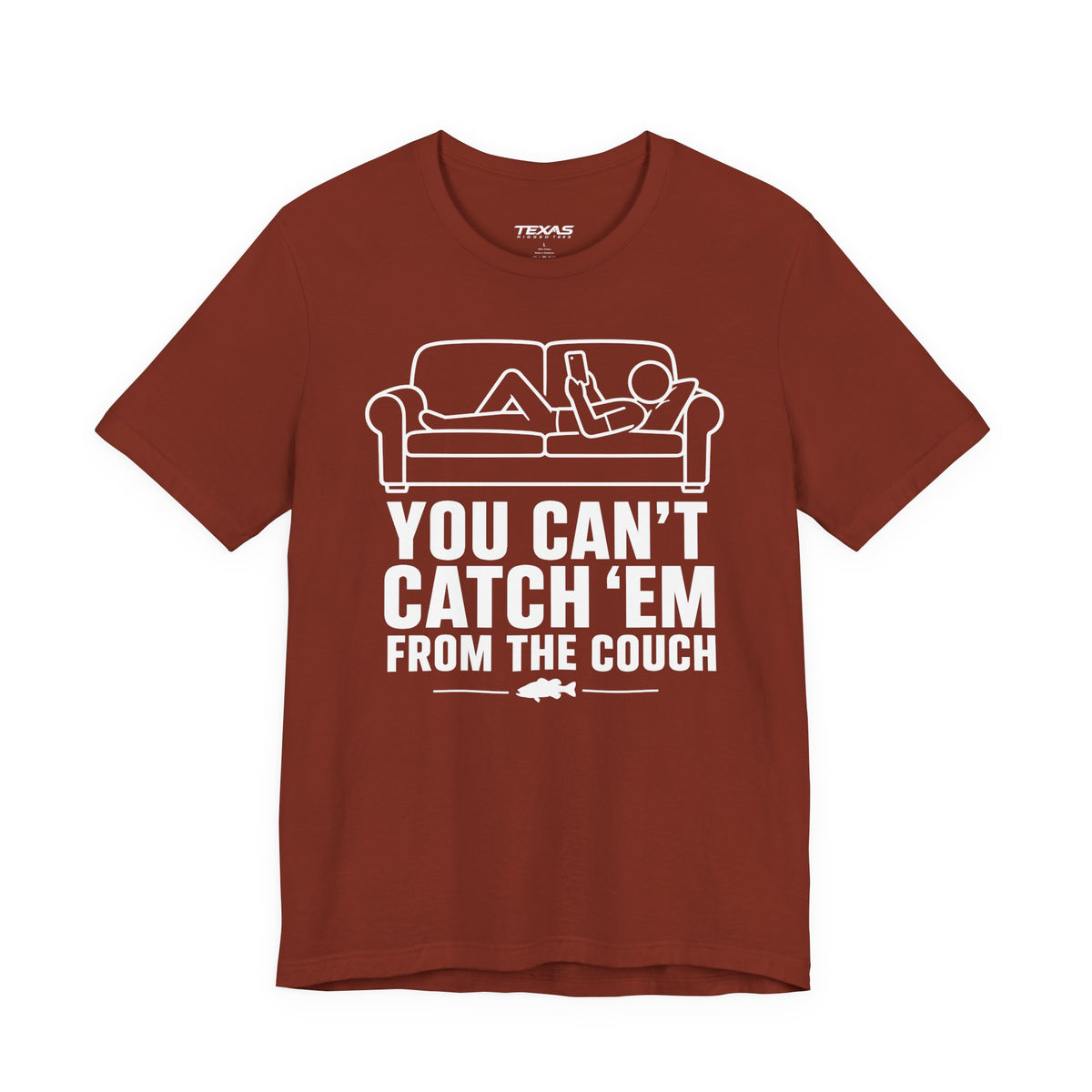 You Can’t Catch Them From the Couch — Unisex Cotton Tee