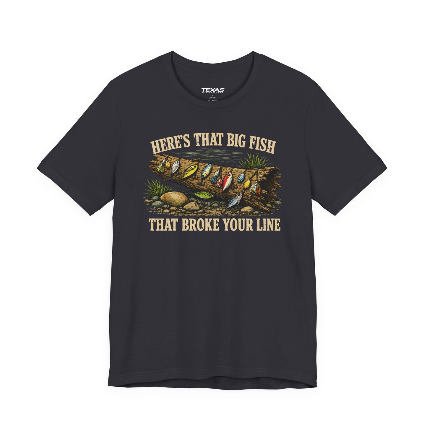 Here’s That Big Fish That Broke Your Line — Unisex Cotton Tee