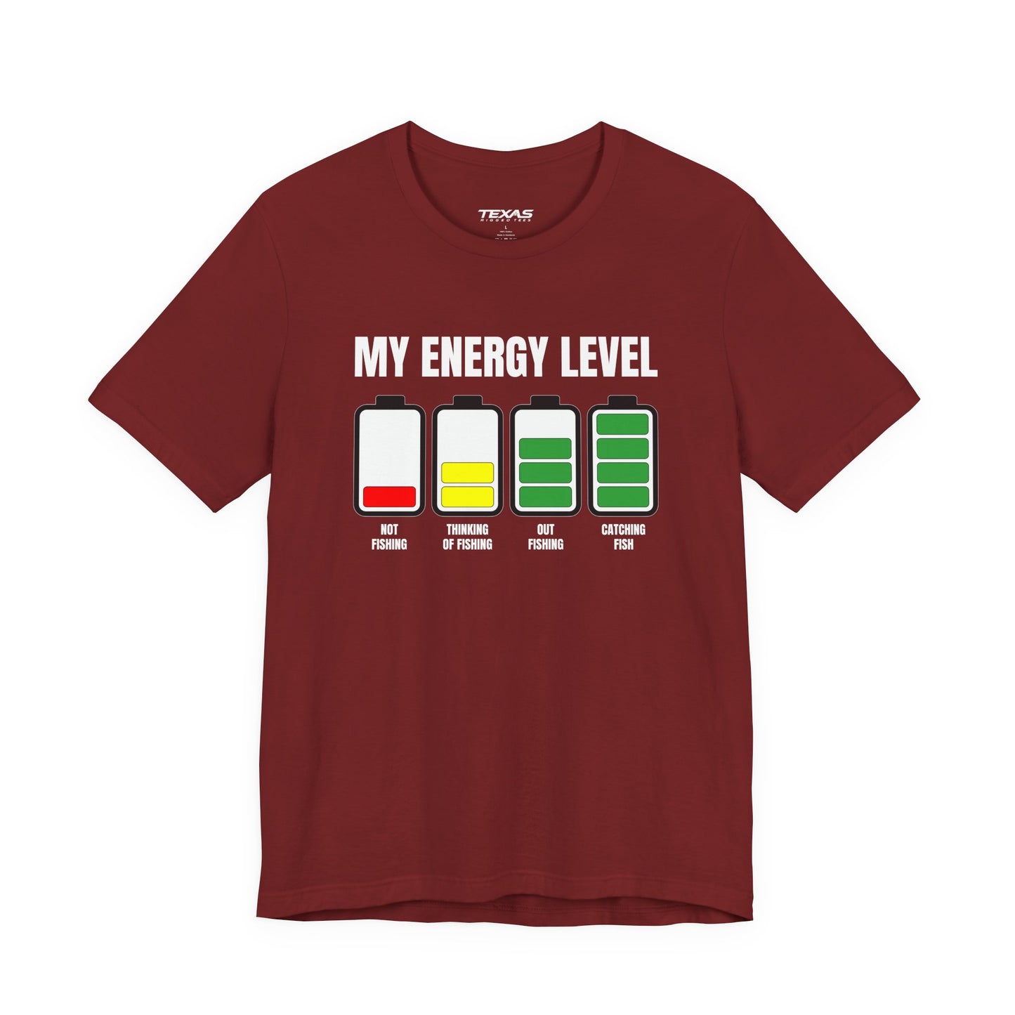 My Energy Level — Unisex Cotton Tee