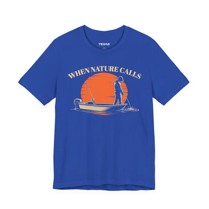 When Nature Calls — Unisex Cotton Tee