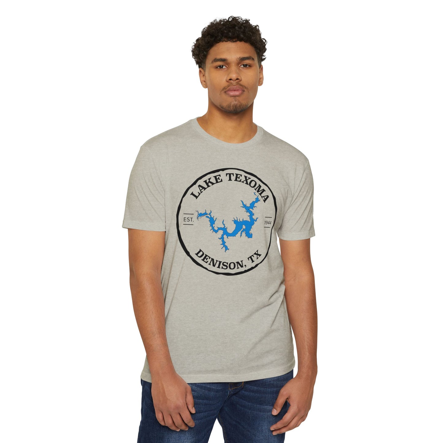 Lake Texoma — Unisex Cotton-Poly Blend T-Shirt
